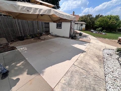 Project Stunning Patio Expansion with Quality Pavers image