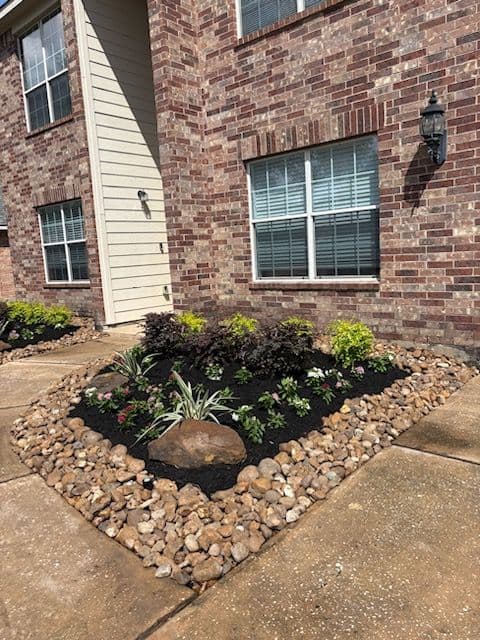 Impressive Front Yard Glow-Up with Flower Beds image