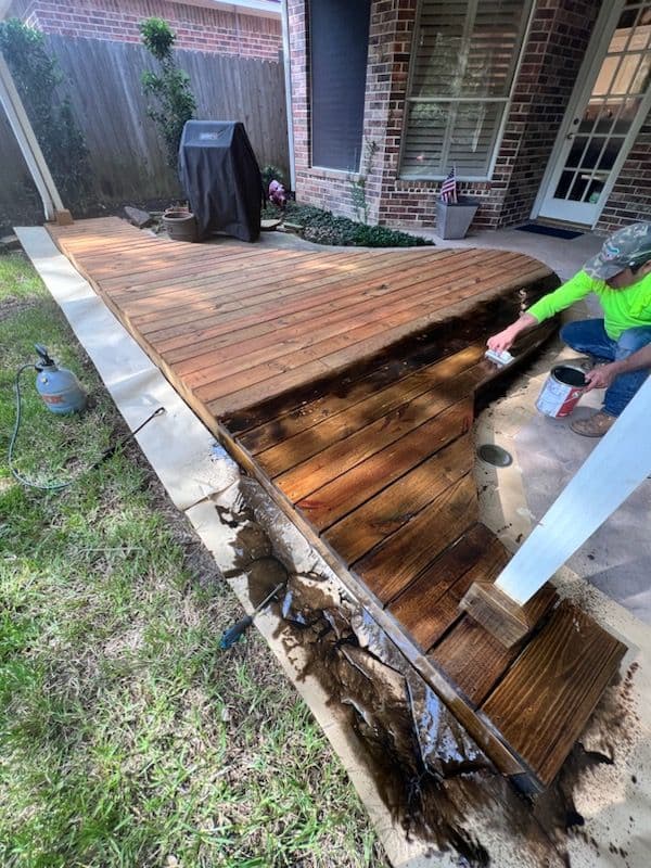 Gallery photos for Transform Your Patio with Expert Deck Staining: Image #1