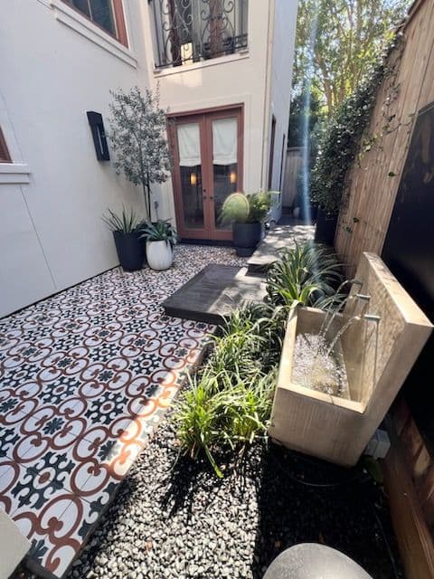 Gallery photos for Stunning Pathways and Relaxing Water Feature Installation: Image #2