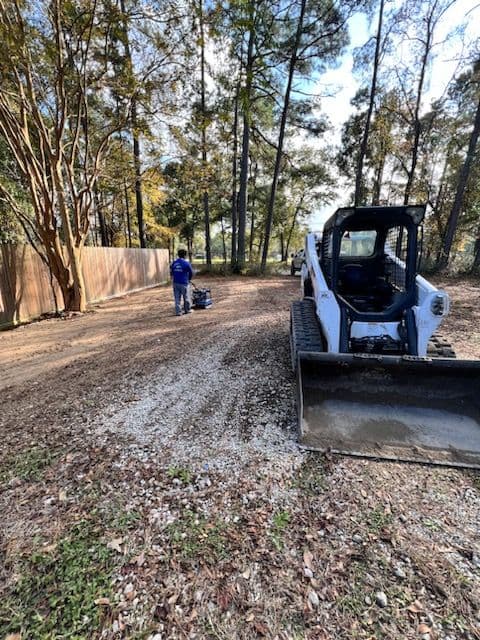 Gallery photos for Leveling with Crushed Concrete for Extra Parking: Image #1